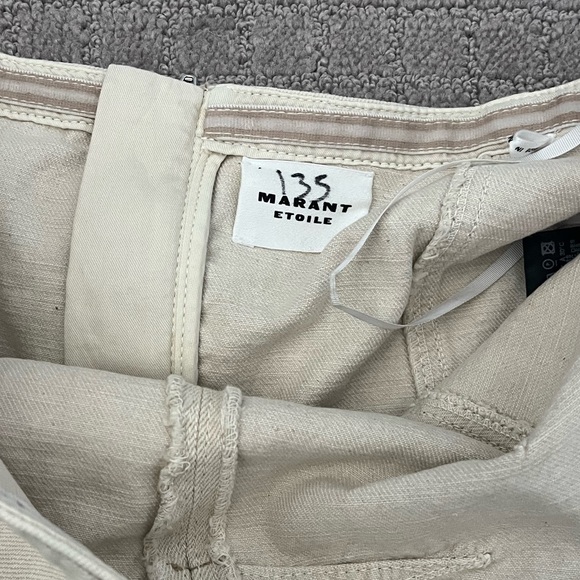 NWOT Isabel Marant Etoile Solizinia Cotton Denim Strapless Top SZ 44/US 12 - Picture 5 of 7